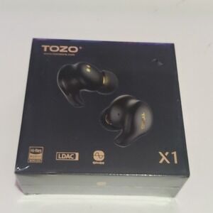 TOZO X1 Wireless Earbuds Bluetooth In-Ear Headphones (Black) New/ Sealed